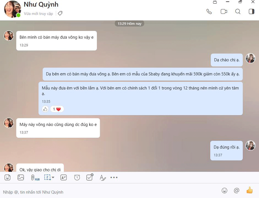 REVIEW MAY DUA VONG SBABY 1