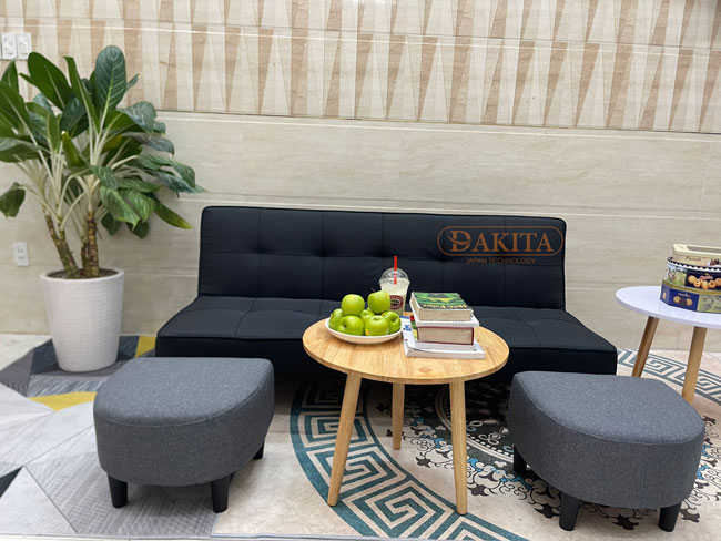 sofa bed dakita màu đen