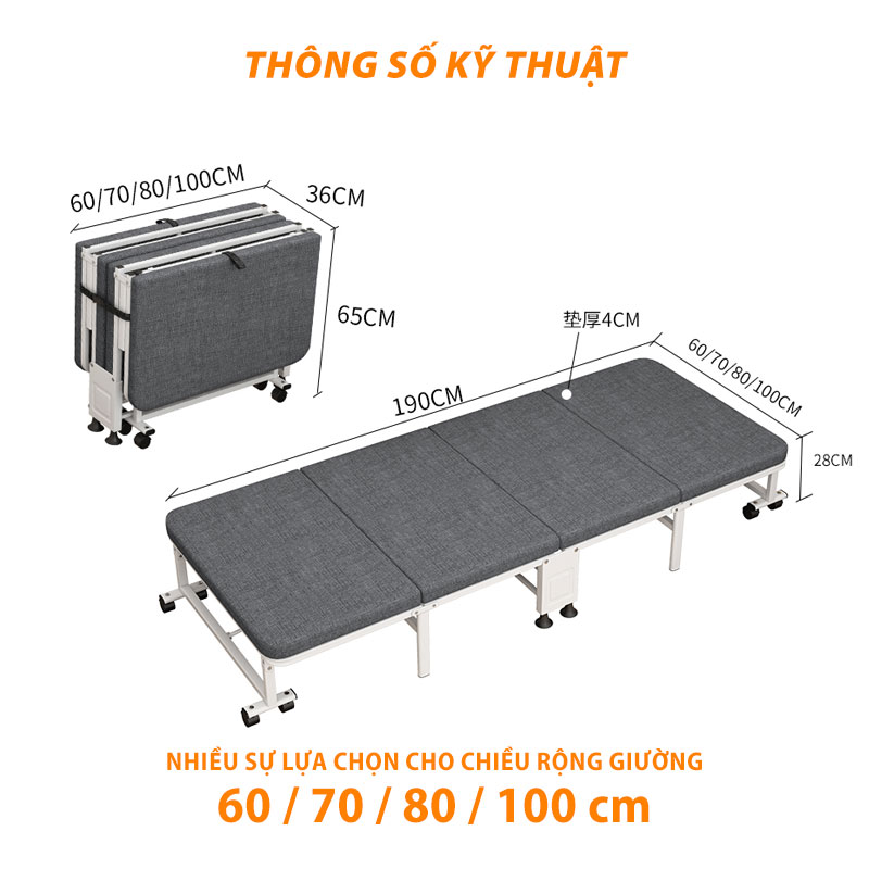 kích thước giường ngủ dakita