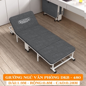 Giường Ngủ DAKITA DKB-480 - Giường Ngủ Có Nệm Xếp Gọn Đa Năng (Rộng 80cm) [HIỆN ĐẠI - CƠ ĐỘNG]