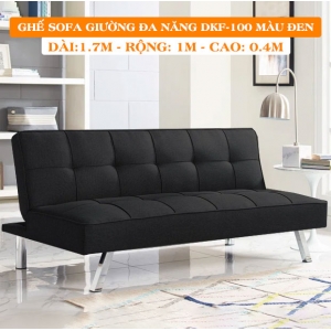 SOFA BED - GHẾ SOFA GIƯỜNG ĐA NĂNG ĐỨC LỢI DKF-100 MÀU ĐEN  [BẢO HÀNH 1 ĐỔI 1]