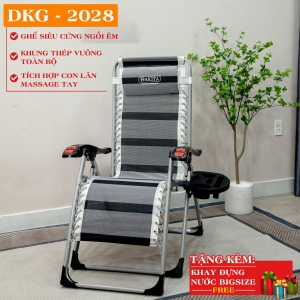 [VỮNG TRÃI VÔ CÙNG] Ghế Xếp Thư Giãn Cao Cấp DAKITA DKG-2028 [THÉP VUÔNG TOÀN BỘ + MASSAGE TAY]