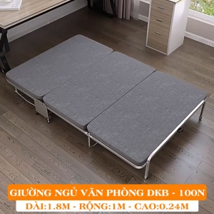 Giường Ngủ DAKITA DKB-100N - Giường Ngủ Có Nệm Gấp Gọn Đa Năng (Rộng 100cm)