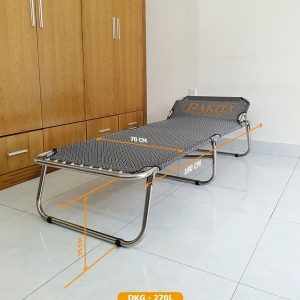 Giường Xếp Cao Cấp DAKITA DKG-270L [Khung inox vải lưới Rộng 70cm]