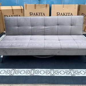 [GỌI LÀ GIAO] SOFA BED DAKITA MÀU XÁM NHUNG [HÀNG CAO CẤP - ĐỔI MỚI 90 NGÀY ]