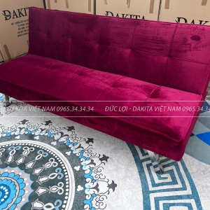SOFA BED DAKITA MÀU ĐỎ NHUNG [HÀNG CAO CẤP- ĐỔI MỚI 90 NGÀY - ]