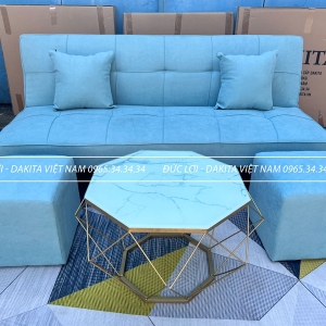 [MỀM MỊN] SOFA BED DAKITA XANH NHẠT [ĐỘC QUYỀN VẢI ÊM MỀM MỊN]