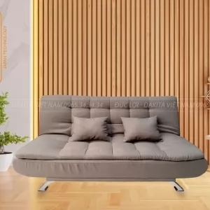 SOFA BED - GIƯỜNG ĐA NĂNG DAKITA NÂU VẢI NỈ DKF-120 [CAO CẤP + SANG TRỌNG]