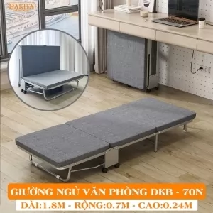 Giường Ngủ  DKB-70N - Giường Ngủ Có Nệm Gấp Gọn Đa Năng (Rộng 70cm)