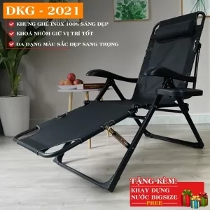 [NGÃ 180 ĐỘ] Ghế Xếp Thư Giãn Kiêm Giường Ngủ DAKITA DKG-2021 [NHẸ ÊM THOẢI MÁI]