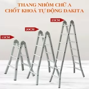 Thang Nhôm Chữ A Khóa Tự Động DAKITA Model DKT