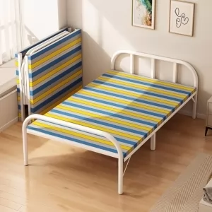 [ĐẸP - RẺ - CỨNG CÁP] Giường Ngủ Có Nệm Gấp Gọn DAKITA DKN-800 Sọc 3 Màu [HÀI LÒNG 100%]