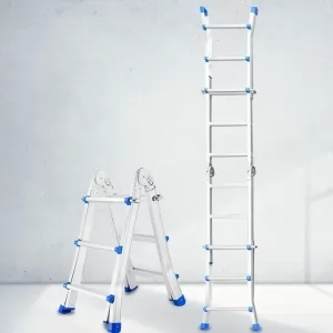 Thang Nhôm Rút Trượt Chữ A DAKITA [Dày Cứng Giá Rẻ]