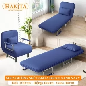 Giường Ngủ Thành Ghế DAKITA DKF-65 [Rộng 65cm Có 7 Màu Vải]