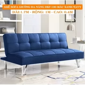 SOFA BED - GHẾ SOFA GIƯỜNG ĐA NĂNG ĐỨC LỢI MÀU XANH NAVY DKF-100 [BẢO HÀNH 1 ĐỔI 1]