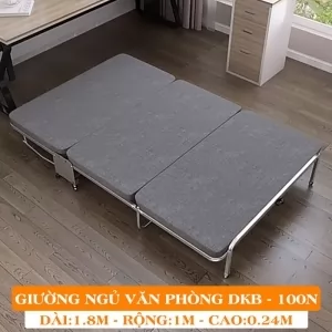Giường Ngủ DAKITA DKB-100N - Giường Ngủ Có Nệm Gấp Gọn Đa Năng (Rộng 100cm)