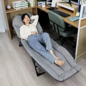 Giường Ngủ DAKITA DKB-165 Xám - Giường Ngủ Có Nệm Xếp Gọn Đa Năng ( Dài 2m  Rộng 64cm )