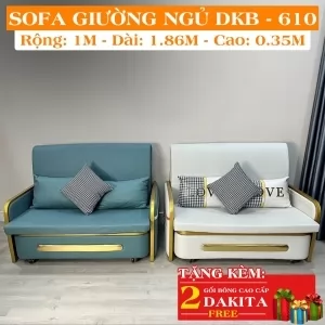 Ghế Sofa Giường DAKITA DKB-610 - Giường Ngủ Thông Minh Gấp Thành Sofa [ĐẸP + SANG]