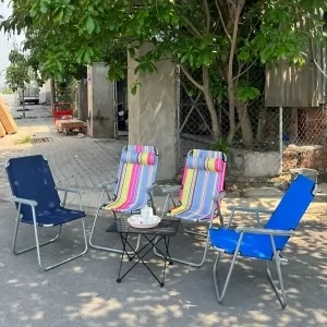 [SIÊU RẺ - 3 CHẾ ĐỘ NGÃ LƯNG] Ghế xếp thư giãn DKG, ghế xếp du lịch, ghế xếp câu cá, ghế xếp giá rẻ