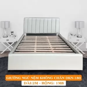 Giường Ngủ Bọc Nệm Dakita Không Chân Cao Cấp DKN-180 [1m8x2m]