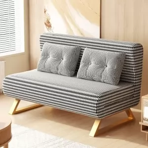 Ghế Sofa Giường Đa Năng DAKITA DKS-730 Xám. [Chất Liệu Vải Nhung - Khung Thép Chịu Tải 400kg]