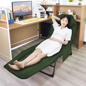 Giường Ngủ DAKITA DKB-155 Xanh - Giường Ngủ Có Nệm Xếp Gọn Đa Năng ( Dài 1m75  Rộng 64cm )