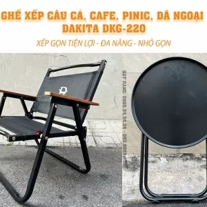GHẾ XẾP CÂU CÁ, CAFE, PINIC, DÃ NGOẠI DAKITA DKG-220