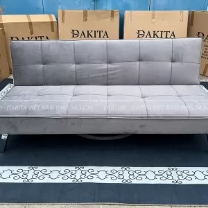 [GỌI LÀ GIAO] SOFA BED DAKITA MÀU XÁM NHUNG [HÀNG CAO CẤP - ĐỔI MỚI 90 NGÀY ]