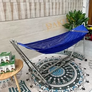 Khung võng INOX đế vuông Đức Lợi DKV-03 [ĐẾ VUÔNG KHÔNG NẢY - INOX 100%]