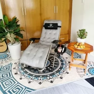 Nệm Bông Cao Cấp Ghế Xếp Thư Giãn Lưới Siêu Thoáng