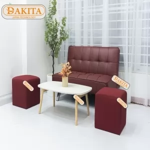 SOFA BED DAKITA MÀU ĐỎ SIMILI  [HÀNG CAO CẤP- ĐỔI MỚI 90 NGÀY ]