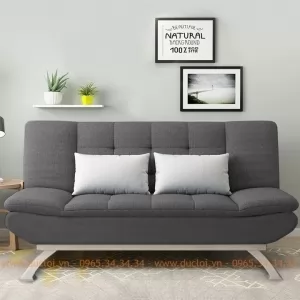SOFA BED + GIƯỜNG ĐA NĂNG DAKITA NỈ XÁM ĐEN DKF-120 [CAO CẤP - GIÁ TẠI KHO]
