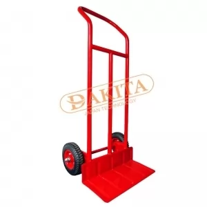 Xe đẩy hàng 2 bánh cao su đúc Cao 1m4 Tải 200kg
