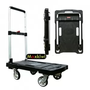 Xe Đẩy Hàng 4 Bánh Gấp Siêu Gọn Tải 180Kg PT 0096C