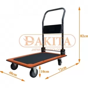 Xe Đẩy Hàng 4 Bánh DAKITA DKX4150 Tải 150Kg Dày 1.2ly