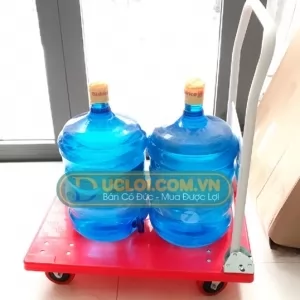 Xe đẩy 4 bánh sàn nhựa SN150 siêu nhẹ chống nước tải 150Kg